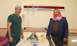 Şanlıurfa'da Başarılı Operasyon! 3 aylık bebeğin karnı açılmadan felçli bağırsak çıkarıldı