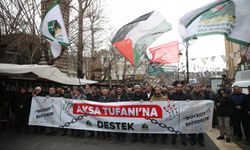 Diyarbakır'da İsrail'in Gazze'ye yönelik saldırıları protesto edildi