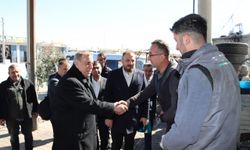 Midyat Belediye Başkanı Veysi Şahin esnafı ziyaret etti