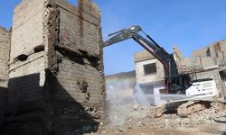 Siirt'te "1. Etap Kentsel Dönüşüm Projesi"nde yıkım başladı