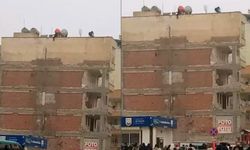 Haliliye'de ağır hasarlı binada intihar girişimi
