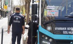 Diyarbakır'da zabıta ekipleri toplu taşıma araçlarını denetledi