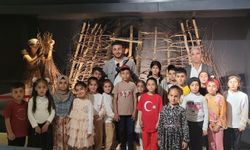 Batman'da ilkokul öğrencileri Hasankeyf'in tarihi mekanlarını gezdi