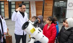 Diyarbakır'da öğrencilere Ali Emiri Bilgievi'nde astronomi eğitimi veriliyor