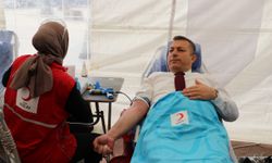 Kilis'te kan bağışı kampanyası düzenlendi