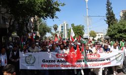 Şanlıurfa'da "Gazze'yi Unutma" yürüyüşü
