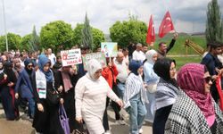 Siirt'te üniversite öğrencilerinden ABD ve İngiltere'deki Filistin eylemlerine destek