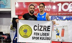 Şırnaklı milli sporcu Pınar Benek Türkiye şampiyonu oldu