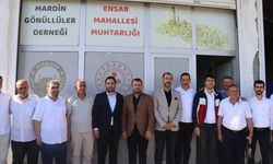 AK Parti Mardin İl Başkanı Vahap Alma'dan Muhtarlar Derneğine ziyaret