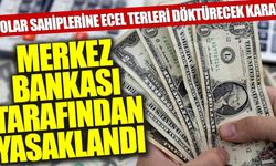 Dolar sahiplerine ecel terleri döktürecek karar: Merkez bankası tarafından yasaklandı