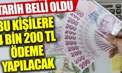 Bu kişilere 4 bin 200 TL ödeme yapılacak. Tarih belli oldu