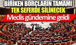 Meclis gündemine geldi: Biriken borçların tamamı tek seferde silinecek