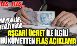 Asgari ücret ile ilgili hükümetten flaş açıklama