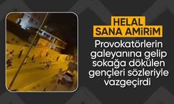 İstanbul'da provokasyona izin vermeyen polis söyledikleriyle takdir topladı