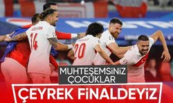 Çeyrek finaldeyiz! A Milli Takımımız, Avusturya'yı iki golle yıktı