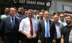 CHP Genel Başkan Yardımcısı Yavuzyılmaz, iş bırakma eylemi yapan maden işçilerini ziyaret etti: