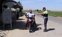 Şanlıurfa’da kurallara uymayan motosiklet sürücülerine ceza yağdı