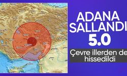 Adana'da 5 büyüklüğünde deprem