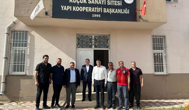 Cizre TSO yönetiminden Küçük Sanayi Sitesi Başkanı Geleri'ye ziyaret