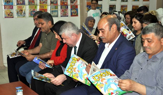 Şanlıurfa'da çocuk dergilerinden oluşan sergi açıldı