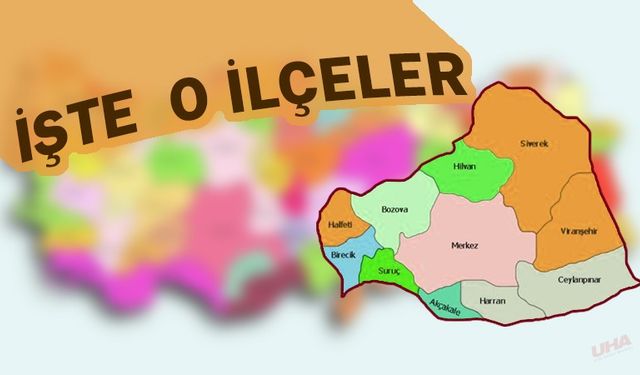 Türkiye’nin en az gelişmiş ilçeleri belirlendi! Şanlıurfa’nın ilçeleri listenin tepesinde