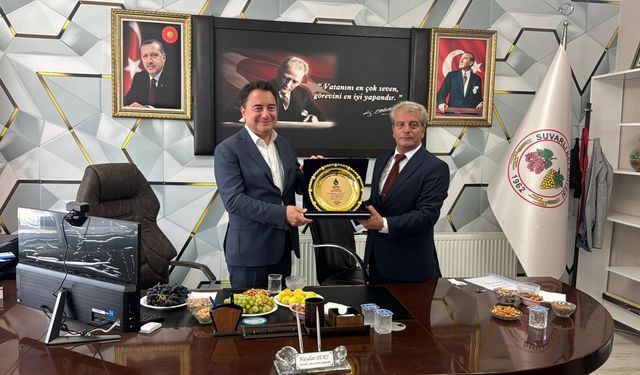 DEVA Partisi Genel Başkanı Babacan, Adıyaman'da partisinin belediye başkanlarını ziyaret etti