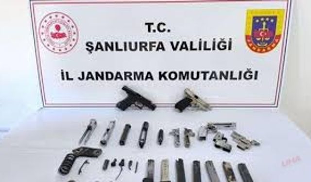 Şanlıurfa'da silah kaçakçılığı operasyonunda 2 zanlı yakalandı