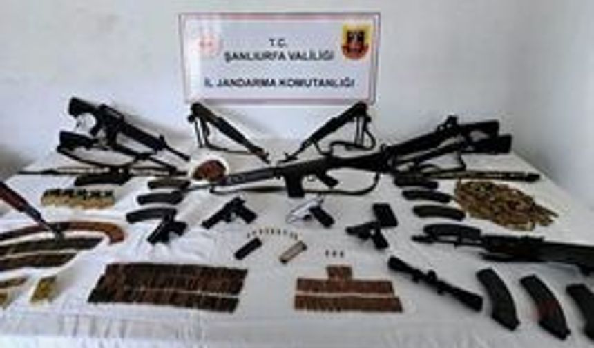 Şanlıurfa'da silah kaçakçılığı operasyonunda 4 şüpheli yakalandı