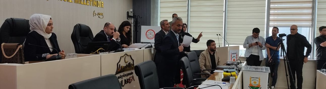 Şanlıurfa Büyükşehir Meclisinde başkan vekili belli oldu